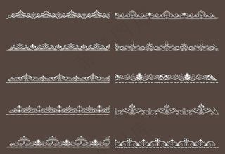 欧式花边花纹图片