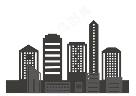 城市大厦剪影图片 城市大厦剪影图片