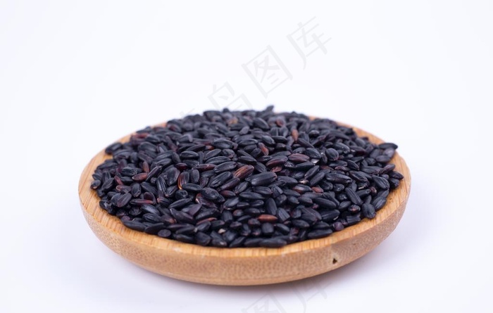 黑米黑稻米农家糙米图片