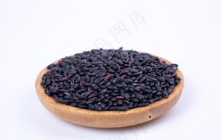 黑米黑稻米农家糙米图片