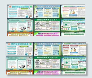 新冠肺炎展板防恐知识图片
