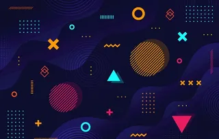 几何抽象创意时尚背景底纹图片