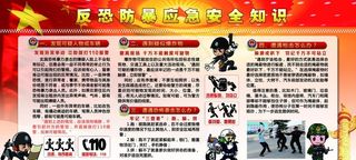 反恐防暴应急安全知识图片