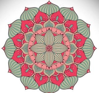 民族花纹背景图片