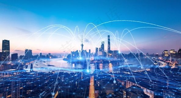 科技感图片 互联网城市图片