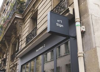 门头样机 招牌样机 木制招牌图片