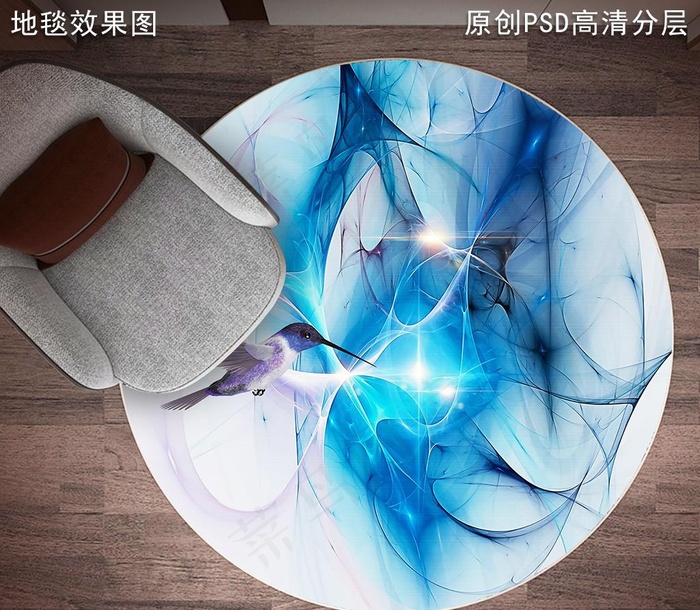 唯美抽象地毯图片