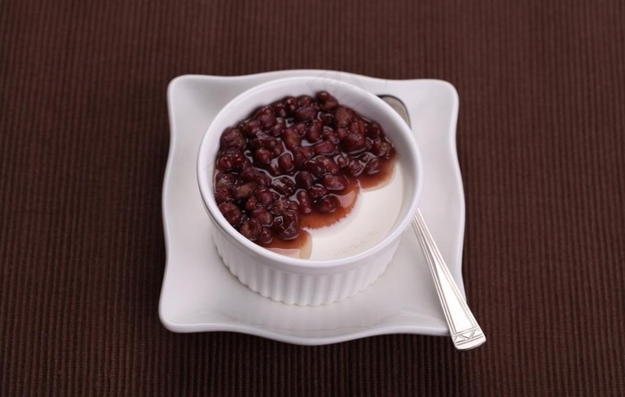 红豆双皮奶图片