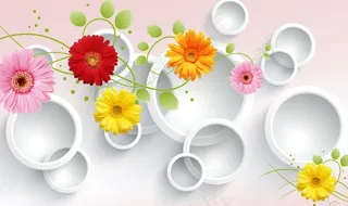 背景墙装饰画图片