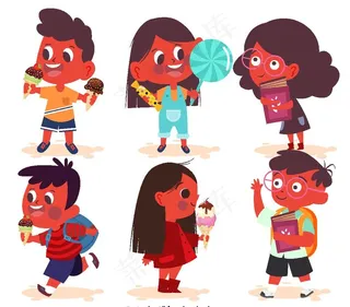 可爱男孩女孩图片