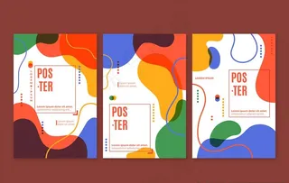 几何卡片背景图片