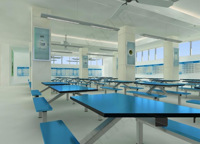 学生食堂图片