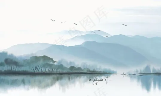 中式水墨画图片 中式水墨画图片