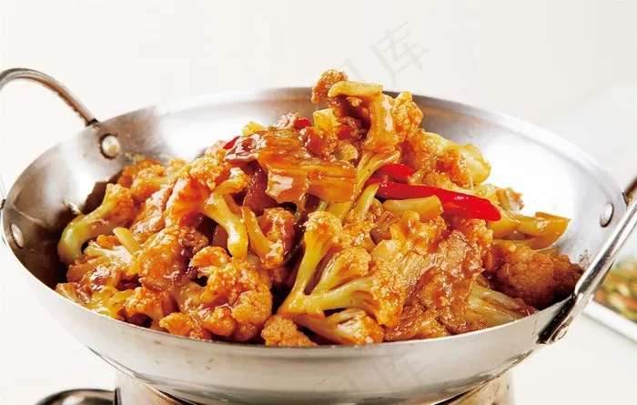 干锅有机花菜图片