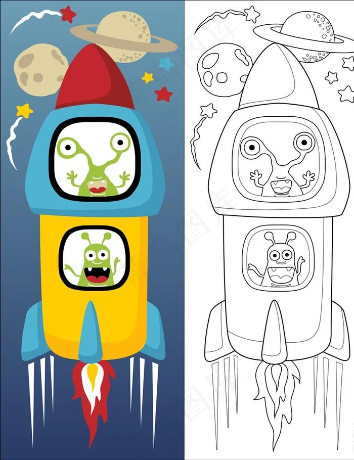 手绘填图图片eps,ai矢量模版下载