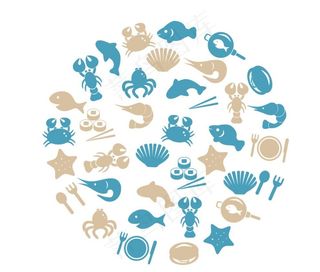海鲜图标图片