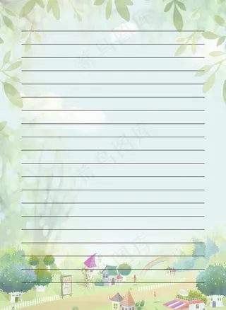 学生作文纸图片