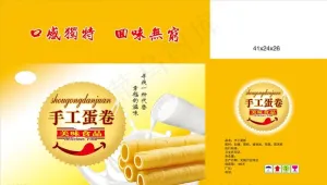 手工蛋卷图片