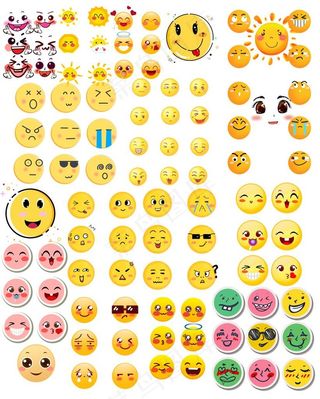 卡通笑脸图片