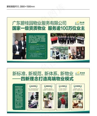 碧桂园展板图片