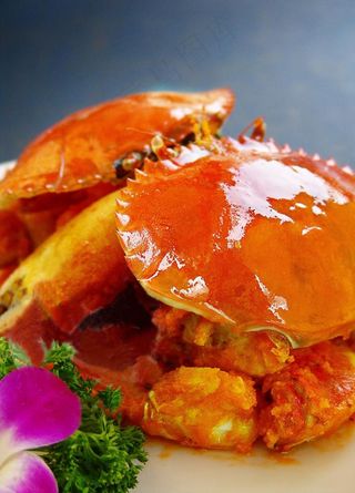 风味黄金蟹图片