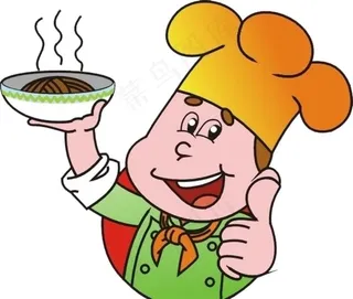 面条厨师标志图片