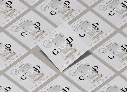 海报宣传页展示样机图片