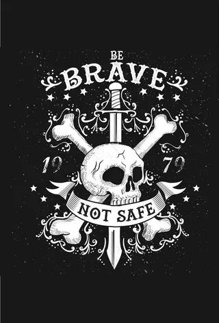 骷髅头骨头矢量图下载图片