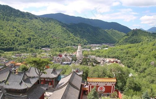 五台山  白塔图片