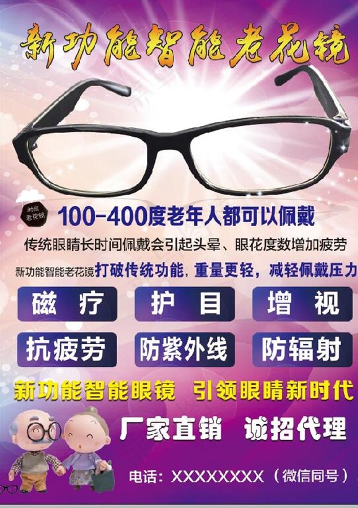 老花镜图片