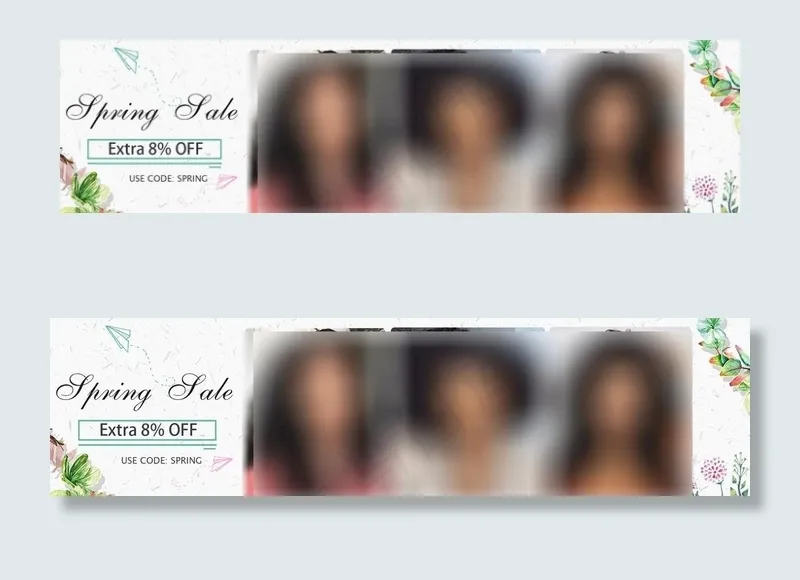 假发 banner  假发海报图片