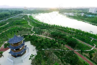 公园航拍图图片