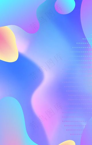 蓝色流体背景图片