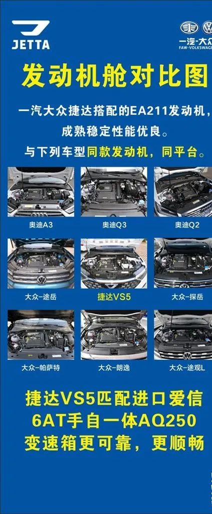 捷达  发动机对比图图片(800X1800)cdr矢量模版下载