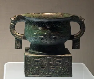 兽面纹方座簋图片