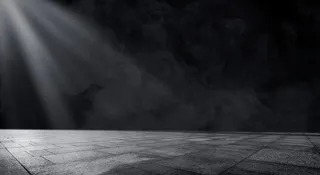 黑色透视地面素材图片