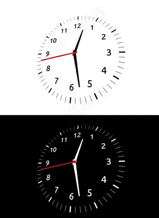 时间钟表效率图片