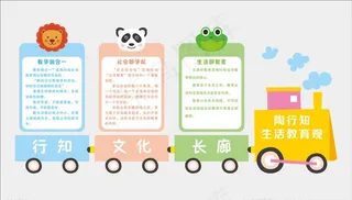 幼儿园行知文化图片