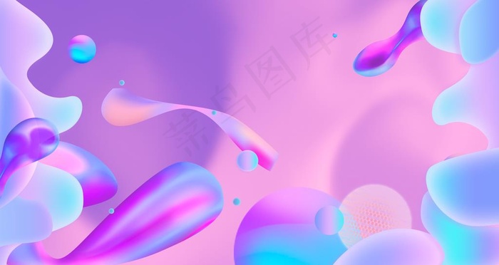流体渐变图片