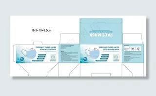 口罩包装设计图片