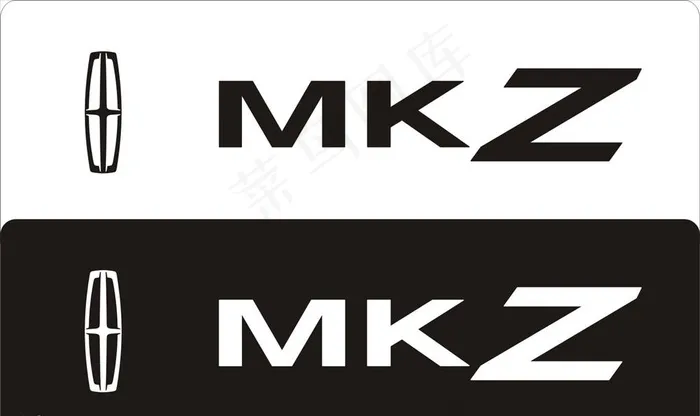 林肯MKZ车前牌图片cdr矢量模版下载