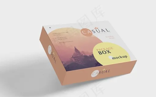 包装盒子展示效果图图片