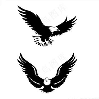 老鹰标志设计图片