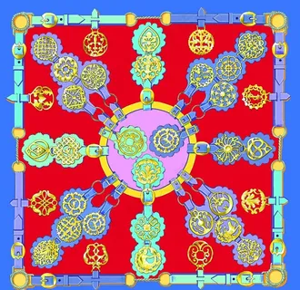 大牌 方巾 丝巾 数码印花 豹图片