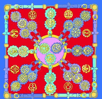 大牌 方巾 丝巾 数码印花 豹图片 大牌 方巾 丝巾 数码印花 豹图片