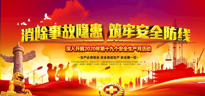 2020安全生产月展板图片