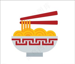 矢量面条 卡通面条图片