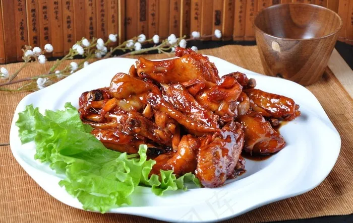 可乐鸡翅图片