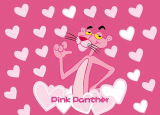 粉红顽皮豹图片