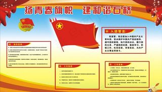 共青团宣传栏图片